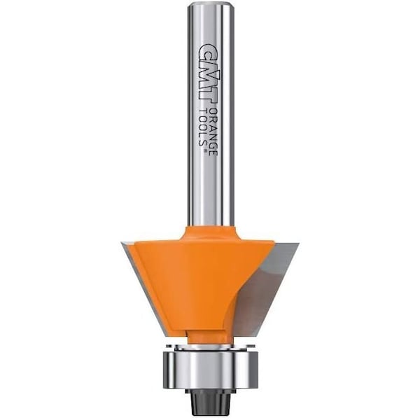 Chamfer Bit, 1/4-Inch Shank, 7/8-Inch Diameter, Carbide-Tipped